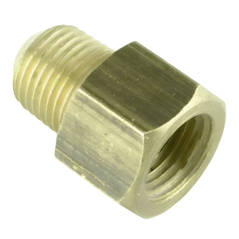 Brass Union 1/8" NPT male to M10 x 1mm female