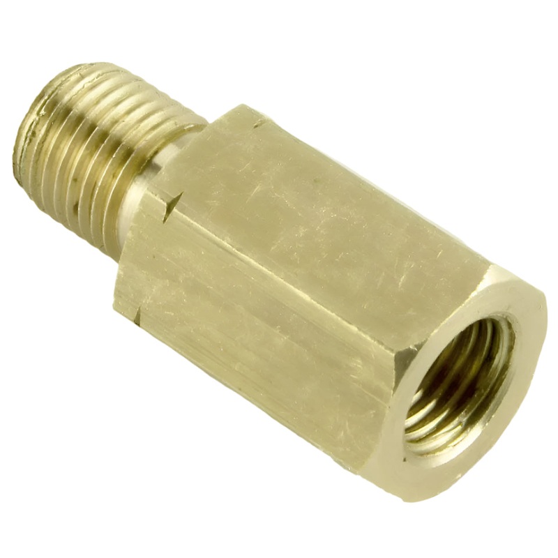 Brass Union 3/8" UNF Male to M10 x 1 Female