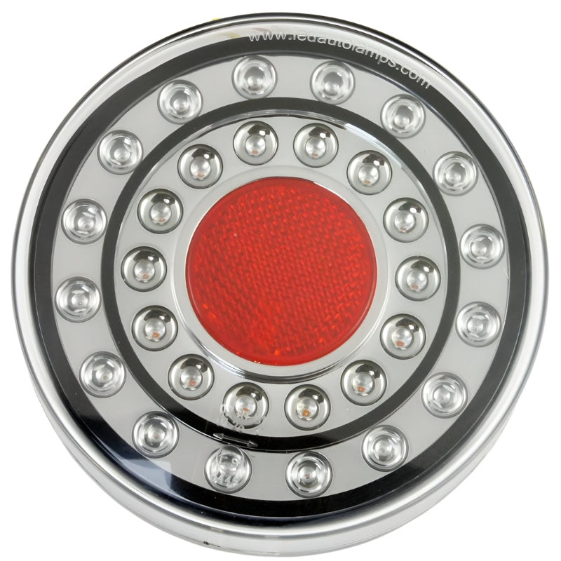 Bullseye LED Rear Fog Light With Central Reflector 125mm
