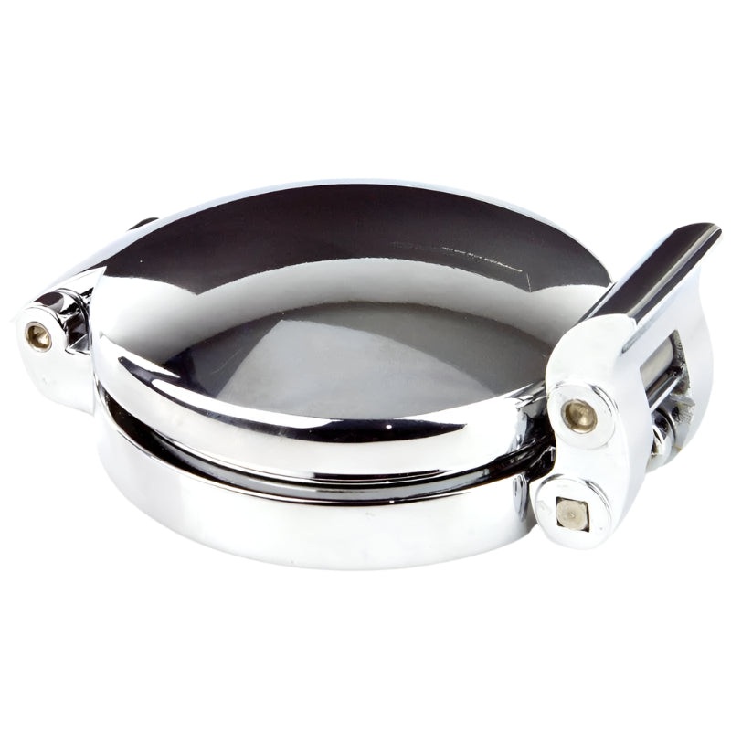 2 3/4"  Chromed Brass Aston Cap With Roller Catch