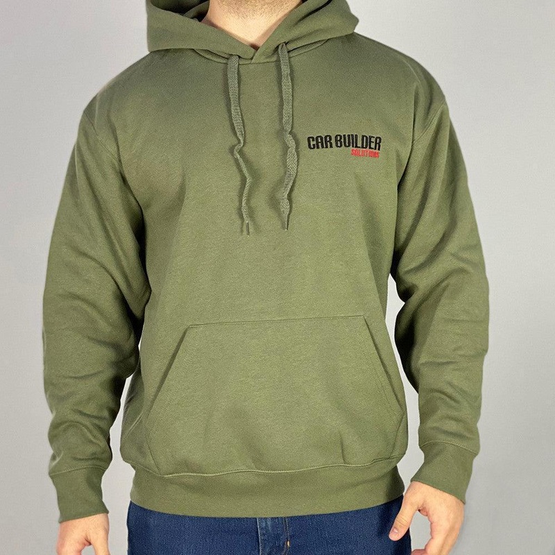 CBS Hoodie Classic Olive Large