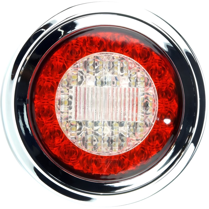 Chrome Bezel LED Reverse and Rear Fog  Light