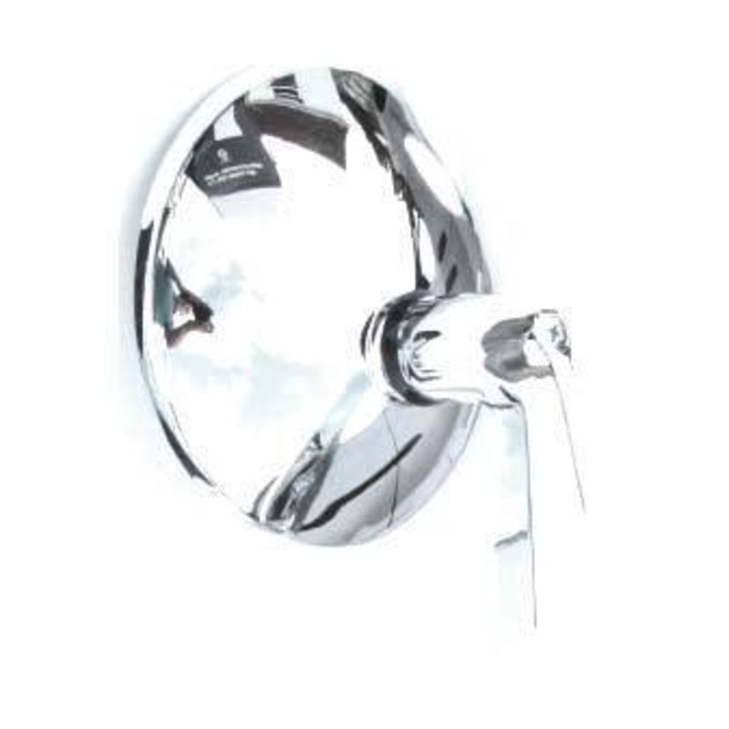 Chrome Round Pedestal Mirrors 120mm