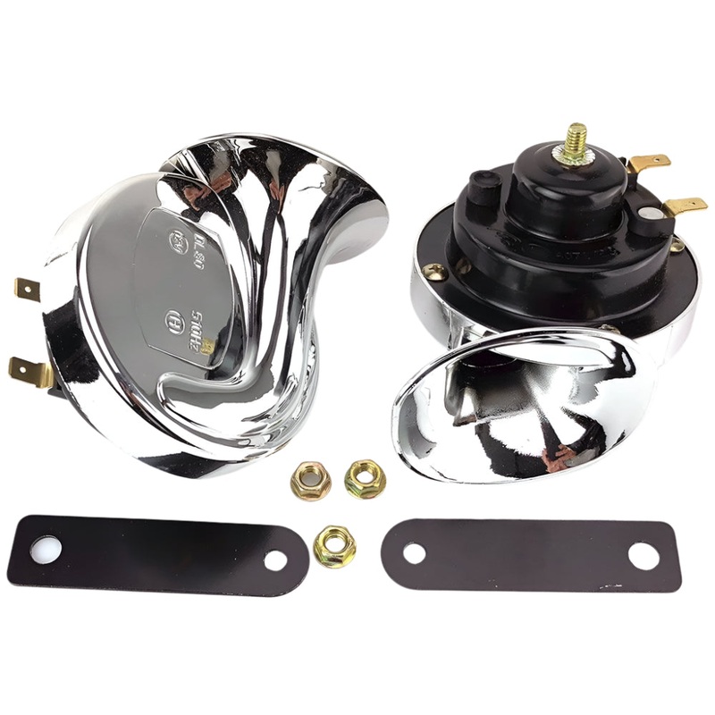 Chrome Two Tone Electric Horns