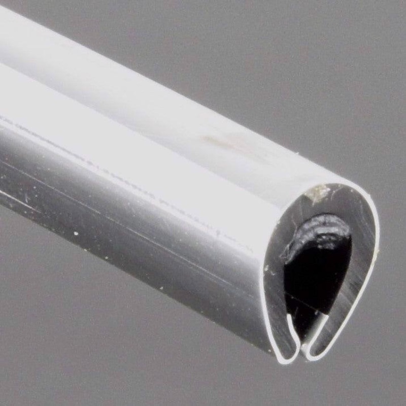 Chrome 'U' Channel Edge Trim 8mm x 5.5mm Per Metre