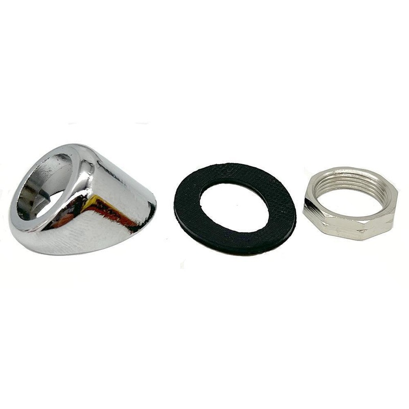 Chrome Windscreen Wiper Wheelbox Ferrule Kit 35 degree