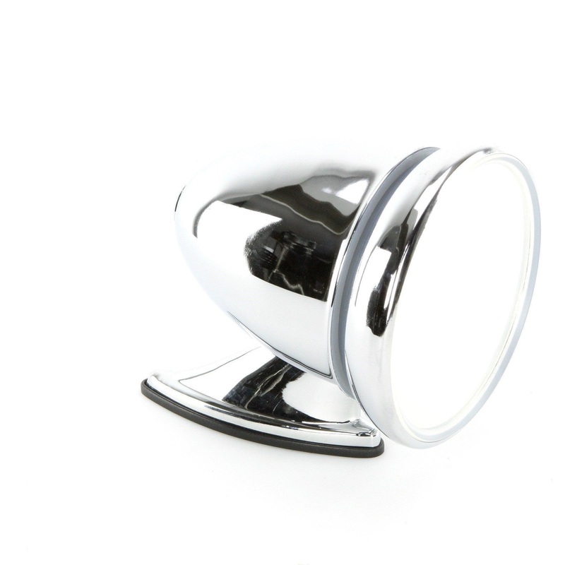 Classic Bullet Mirror Chrome Plated Brass 100mm