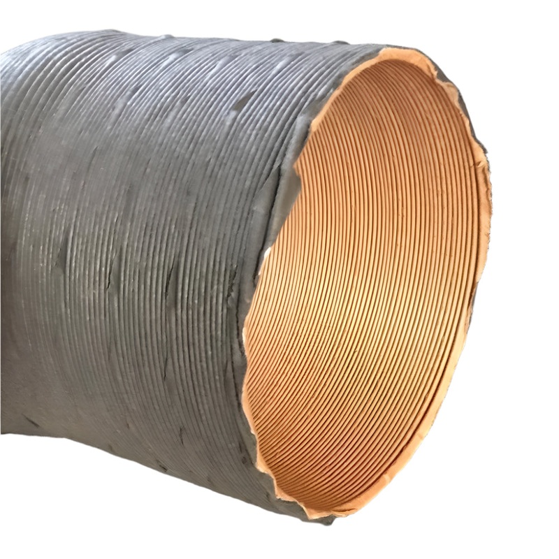 Classic Style Paper Covered Aluminium Ducting 80mm I.D. Per Metre 1000mm
