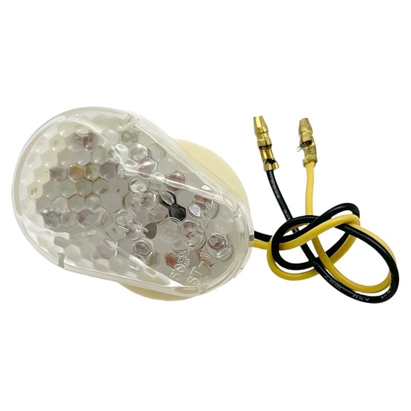Tiny LED Clear Lens Indicator 49x29mm Pair