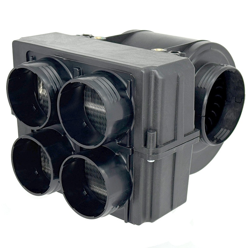 Compact Car Heater 170mm Complete Kit  With Wiring and Fan Switch