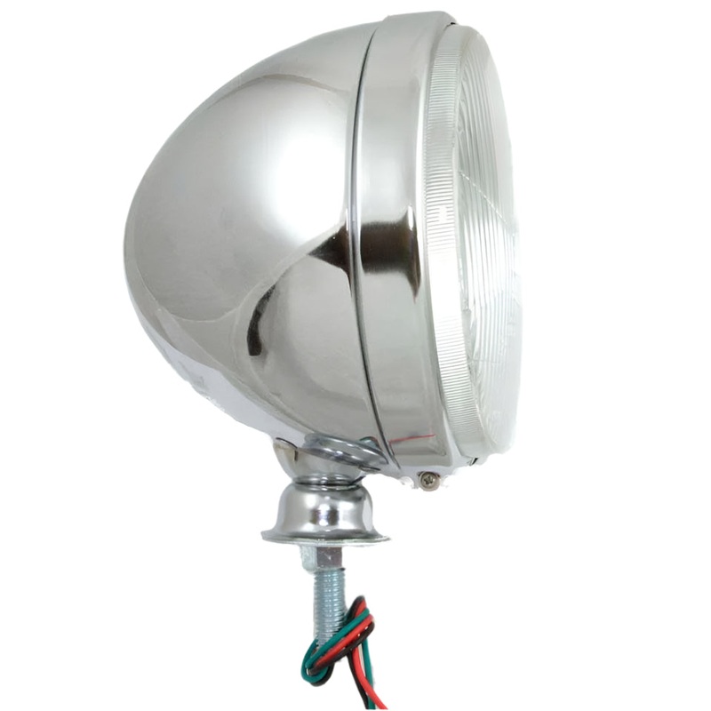 Complete Headlamp Chrome 7"  each