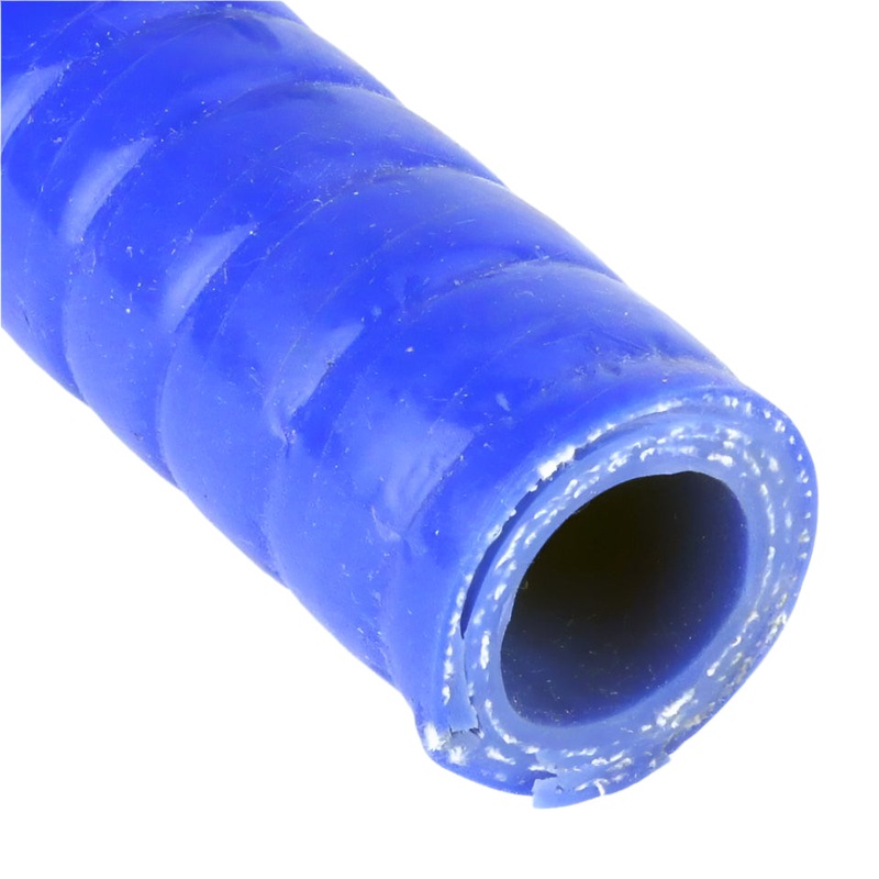 Convoluted Silicon Hose 16mm ID Blue 1 Metre Length