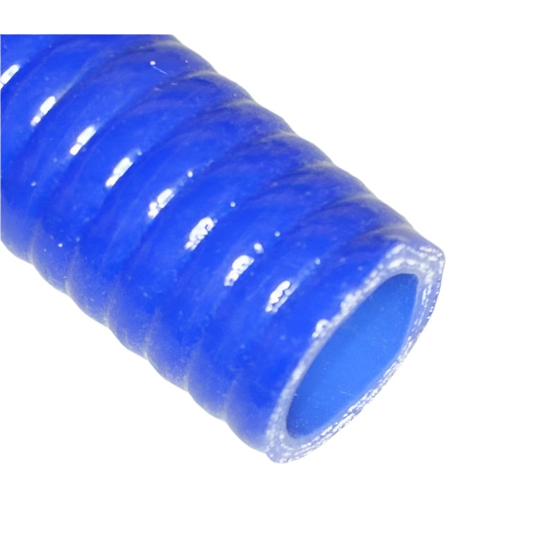 Convoluted Silicone Hose 32mm ID Blue 1 Metre Length