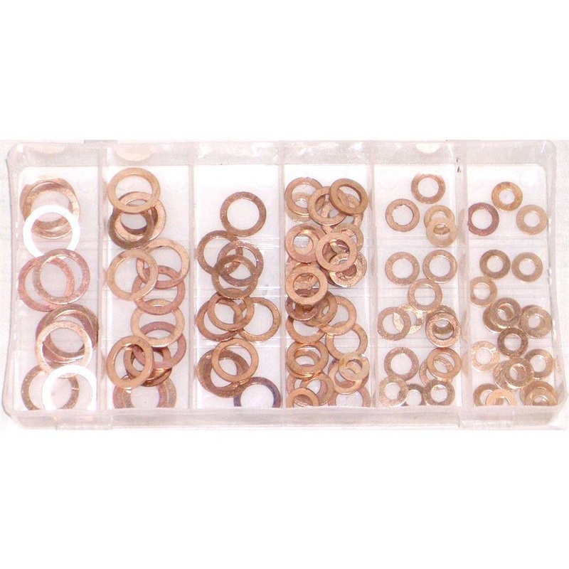 Copper Washer Selection Pack Of 110