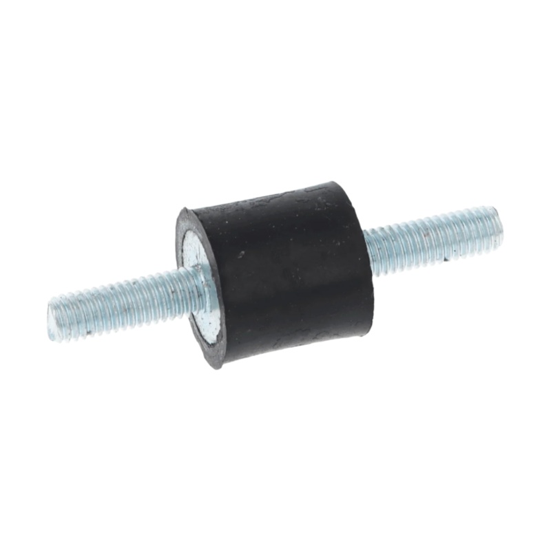 Cotton Reel Rubber Mount 15mm x 15mm. 15mm long M5 studs