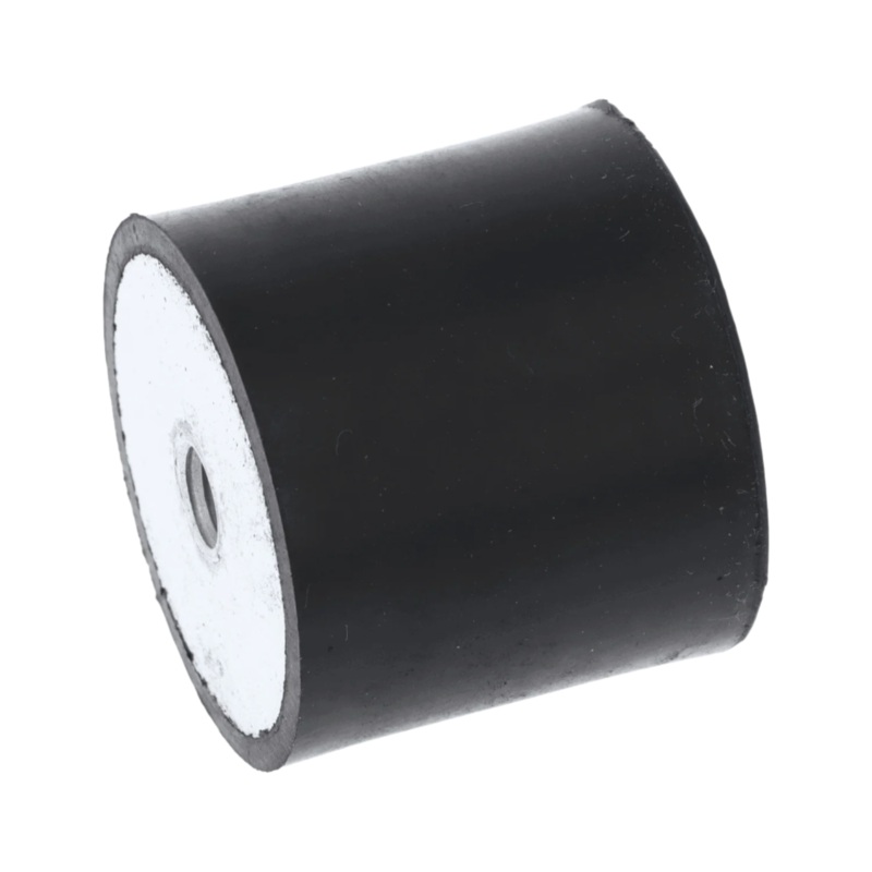 Cotton Reel Rubber Mount Female Threads 40mm Dia x 35mm