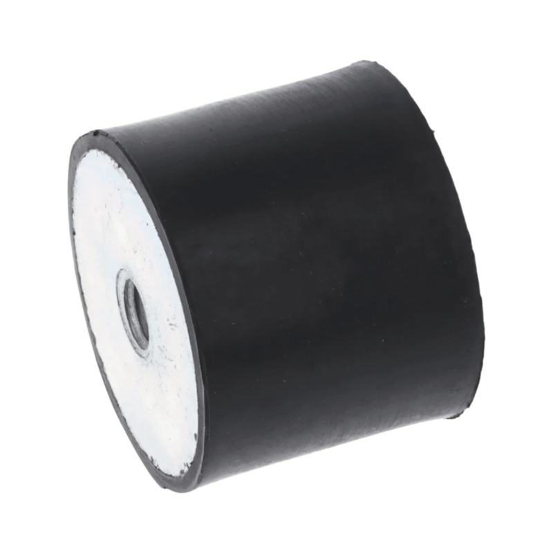 Cotton Reel Rubber Mount Female Threads 50mm Dia x 40mm