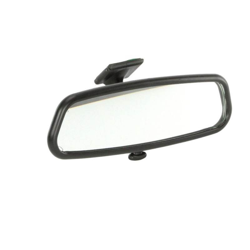 Black Plastic Self adhesive Interior Dipping Mirror 196mm