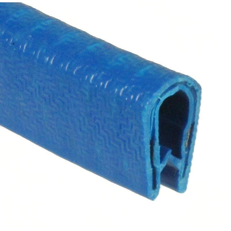 Embossed Blue PVC Edge Trim 15mm x 9mm