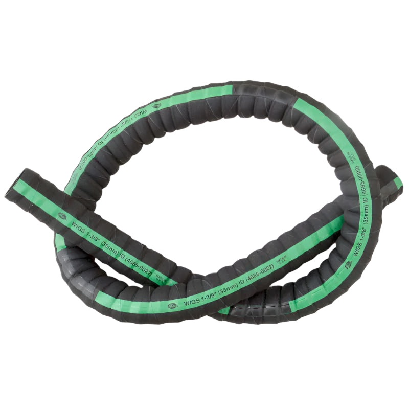 35mm (1 3/8") ID Gates Green Stripe Flexible Hose 5ft Long