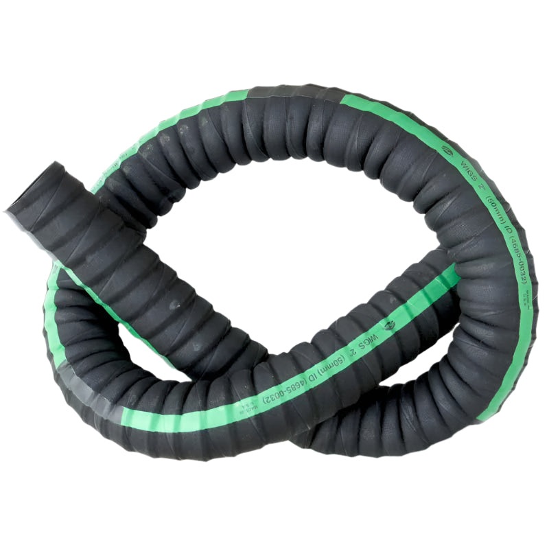 51mm (2") ID Gates Green Stripe Flexible Hose 5ft Long