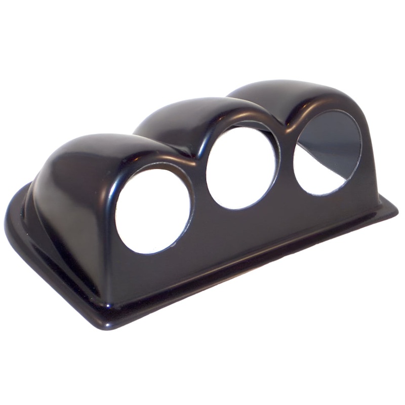 Black Gauge Pod Triple