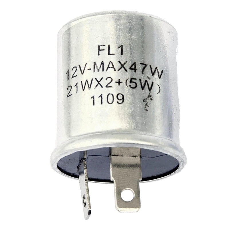 Flasher Relay 2 Pin 47 Watt Load