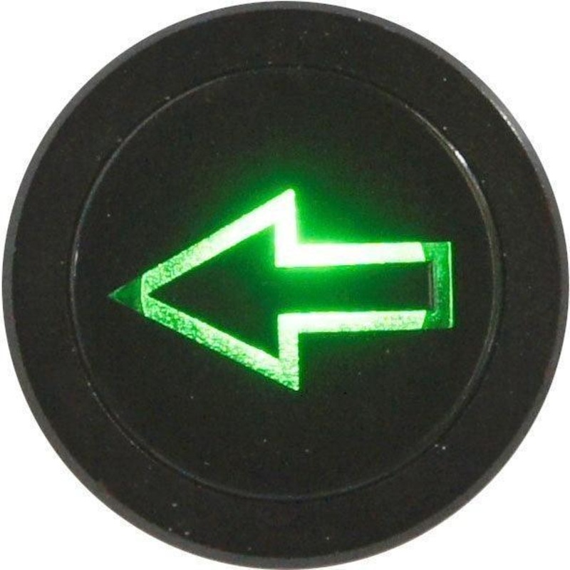 Flush Bezel Black LED Warning Light INDICATOR