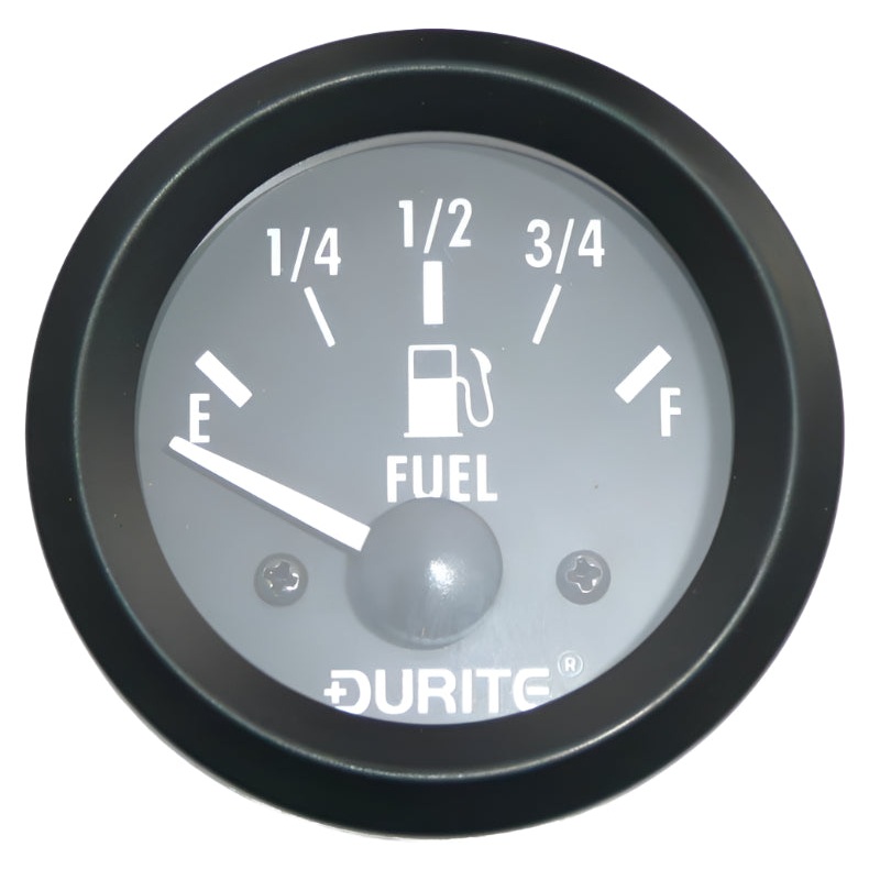 Fuel Gauge Kit 57mm Black With Sender