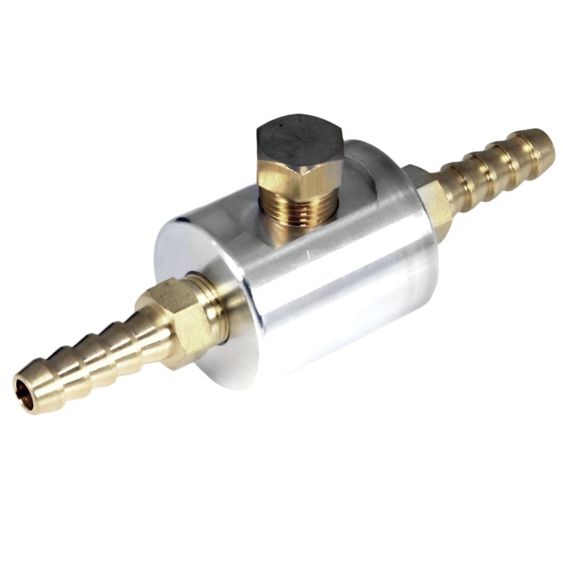 Fuel Pressure Gauge Inline Adapter for 6mm Hose