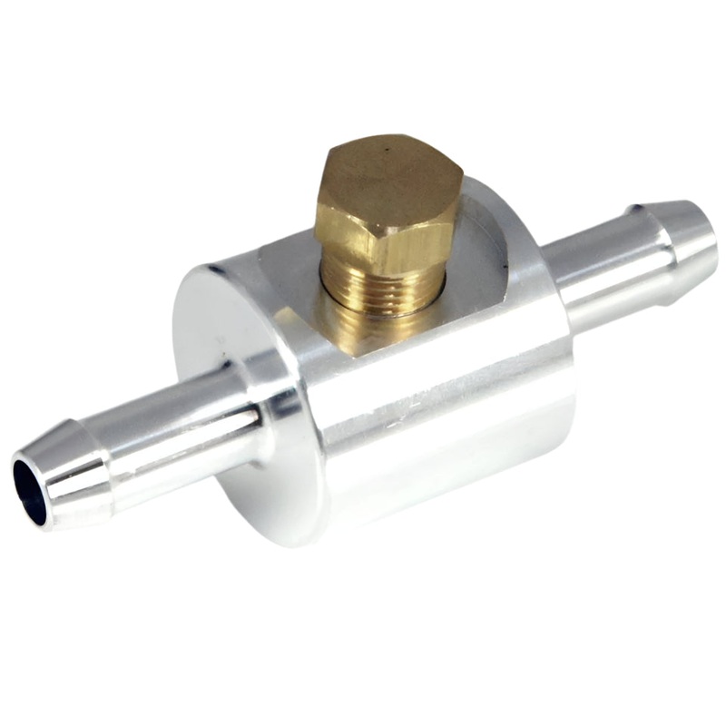 Fuel Pressure Gauge Inline Adapter for 8mm Hose
