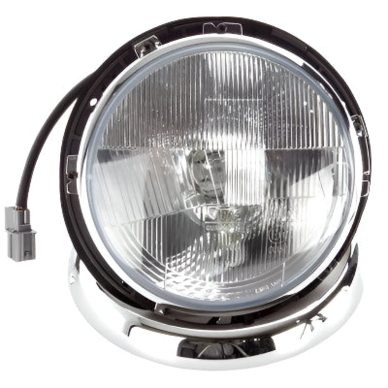 7" Quadoptic Lens and Nest  with Chrome Rim