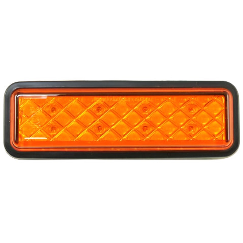 Grommet Mount LED Compact Indicator Amber Lens 145mm