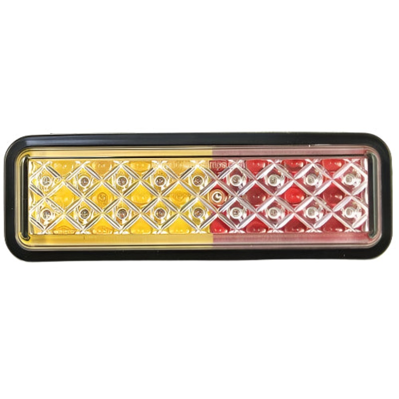 Grommet Mount LED Compact Rectangular Stop/Tail/Indicator 145mm