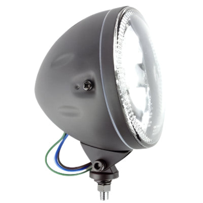 Halo Rim Headlamp Black 146mm