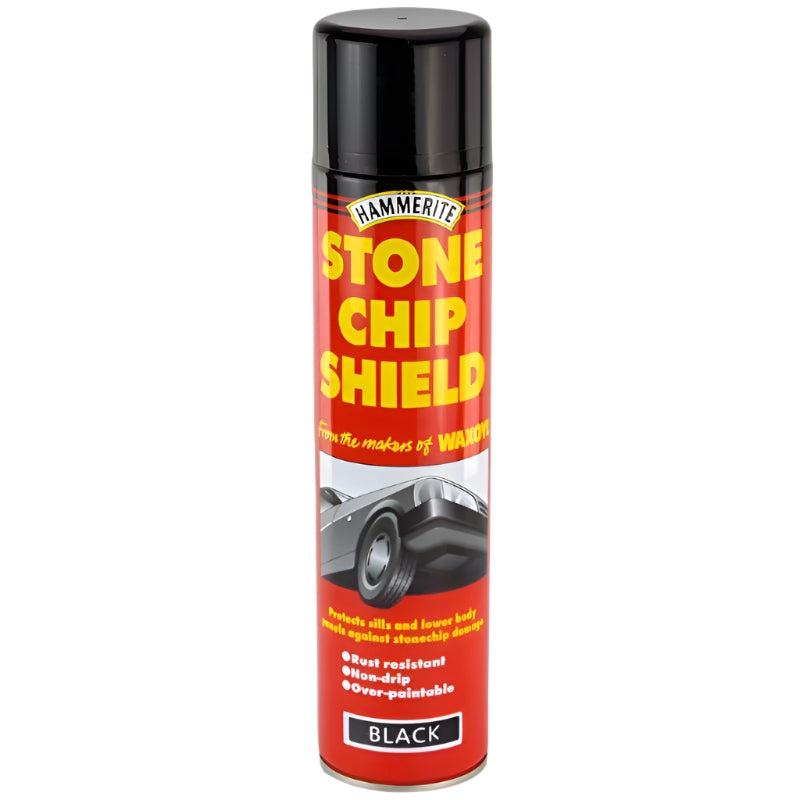 Hammerite Stonechip Aerosol Black 600ml