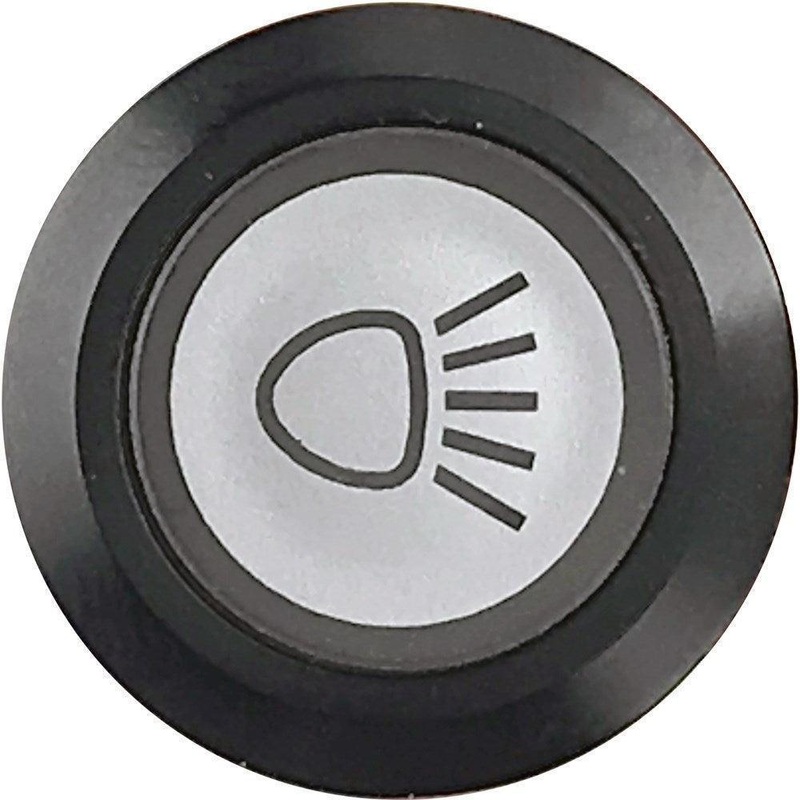 Headlight Switch Illuminated Black Bezel