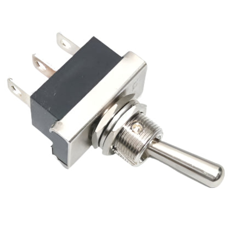 Heavy Duty Chrome Toggle Switch On-On Changeover