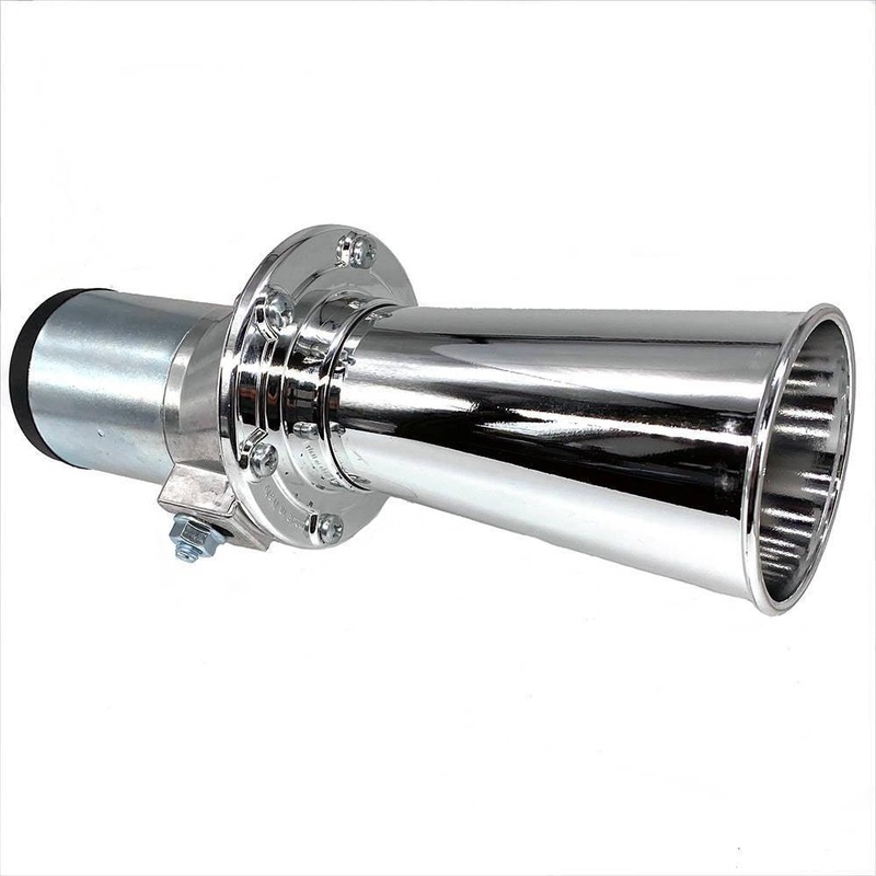 High Quality Italian Chrome 12v Klaxon Horn Arooogah