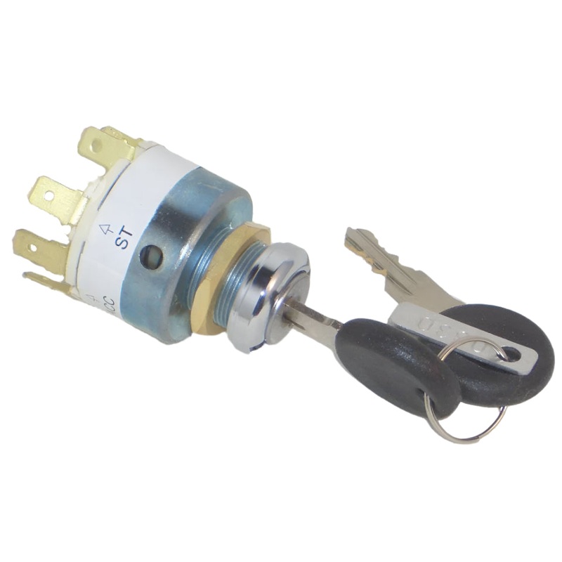 Ignition Switch Chrome Bezel 4 Position