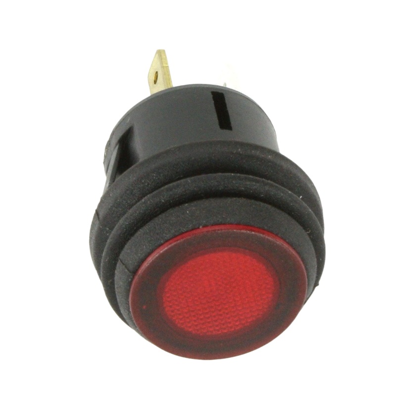 Illuminated Latching Push Button Switch Red