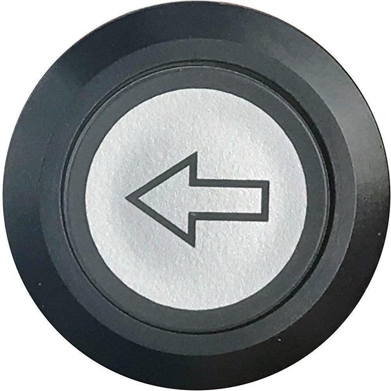 Indicator / Arrow Switch Illuminated Black Bezel
