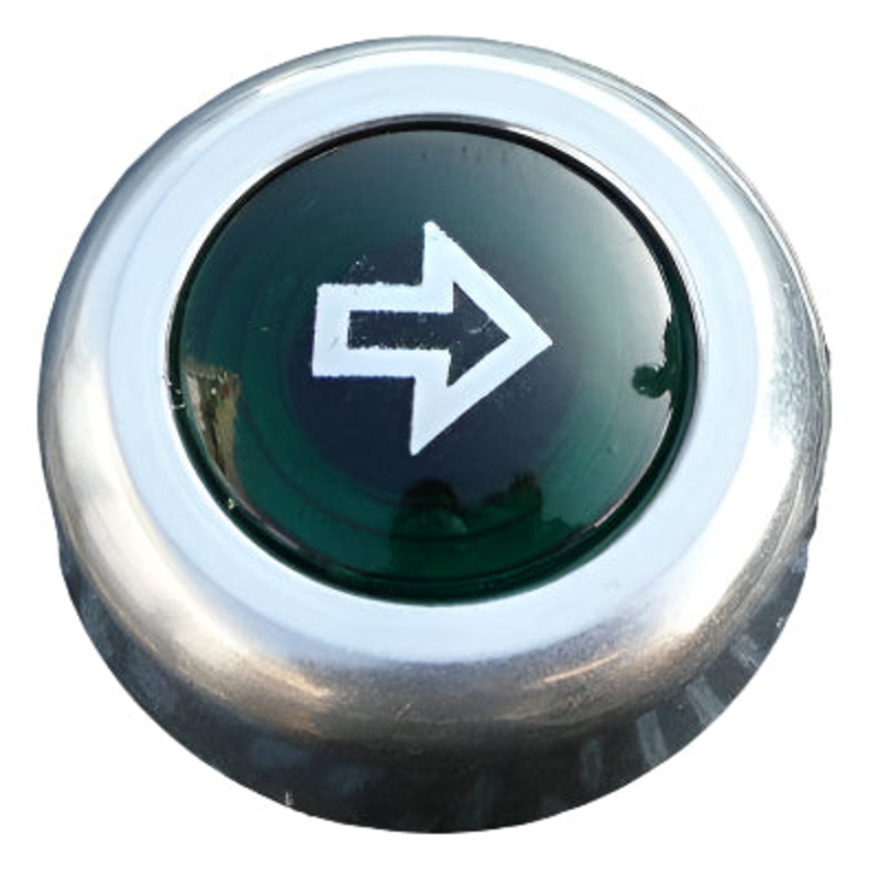 Indicator Warning Light Large Aluminium Bezel