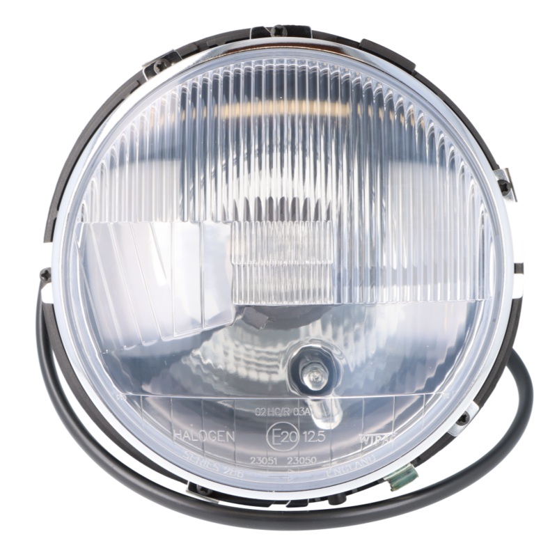 Lens and Nest Headlamp Unit 7" Black No