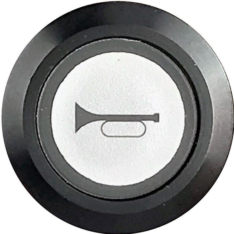 Momentary Horn Switch Illuminated Black Bezel