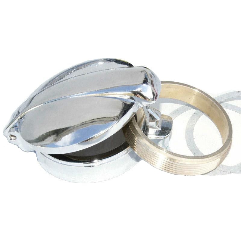 75mm Large Chrome Monza Fuel Cap