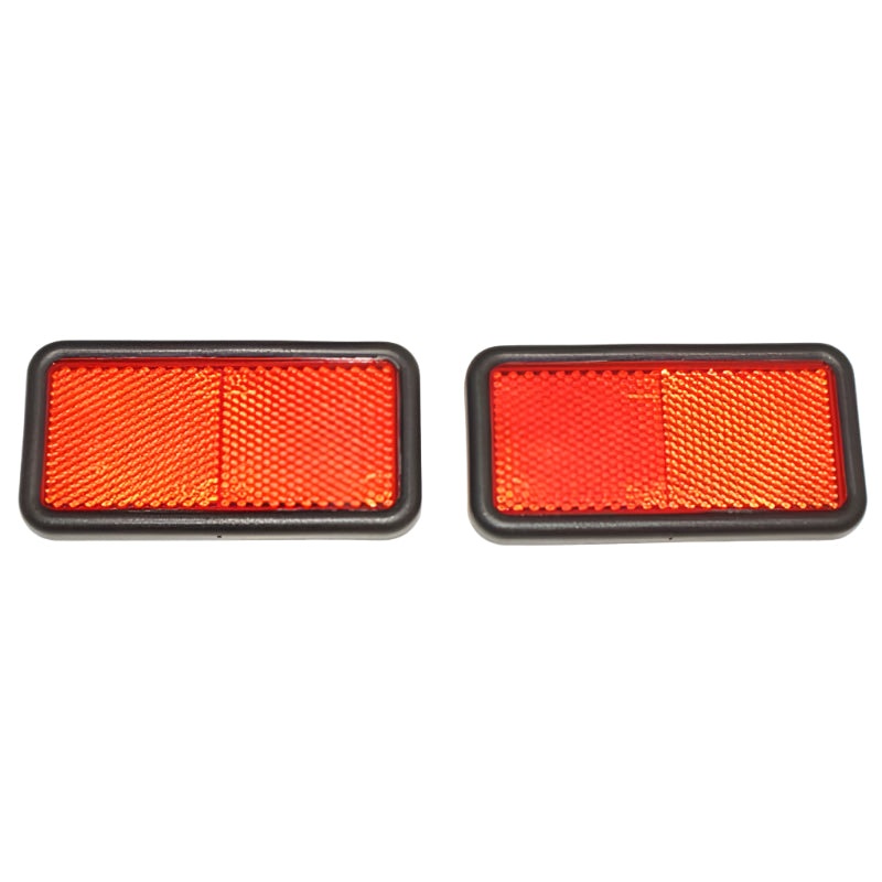IVA OK 102mm x 52mm Rectangular Reflectors Red
