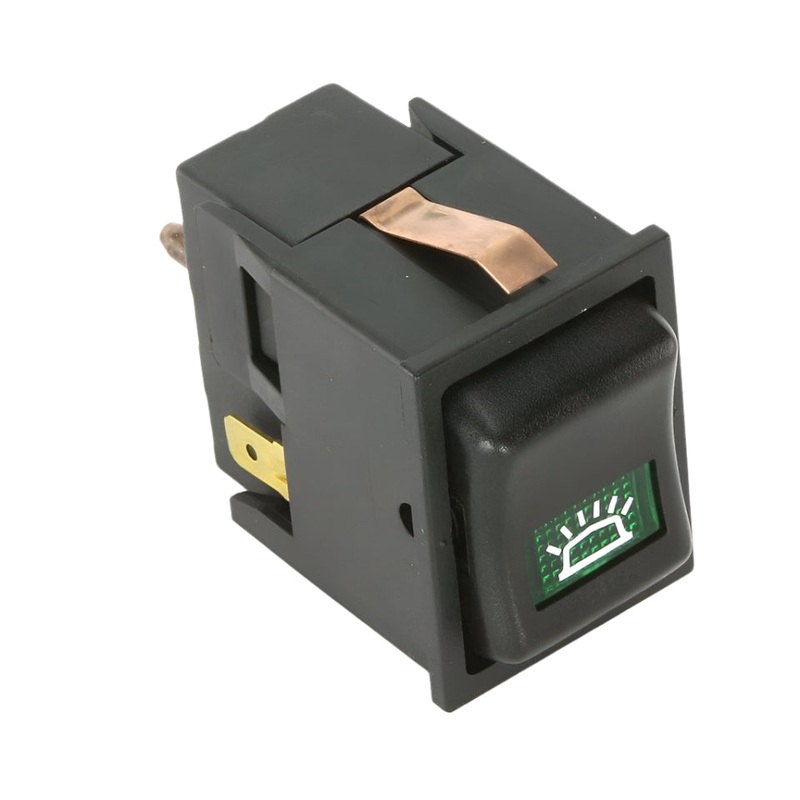 IVA Rocker Switch Green Interior Light