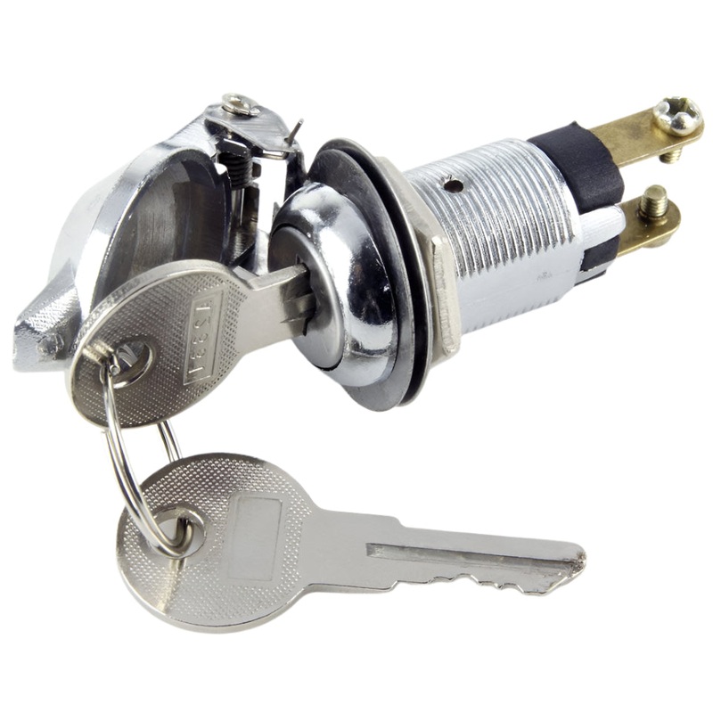 Key Switch On/Off With Chrome Flip Cap