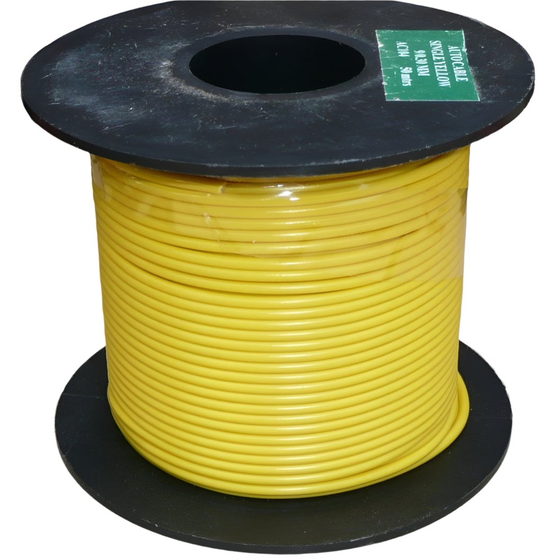 Large Cable Reel 8 Amp Yellow 50 Metre